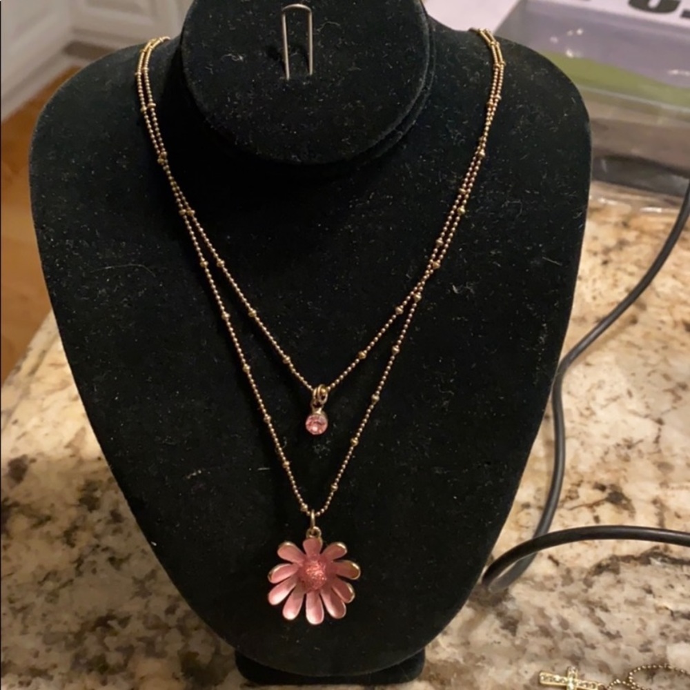 Betsey Johnson 2in1 necklace.